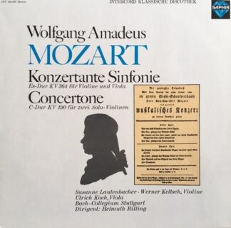 Saphir INT 120.887 - Konzertante Sinfonie KV 364 - Concertone KV
