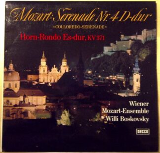 DECCA SAD 22018 - Serenade Nr. 4 D-Dur "Colloredo-Serenade" , Ho