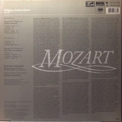 DMM Music 207674-425 - Haffner-Serenade (KV 250) Eine Kleine Nac - Image 2