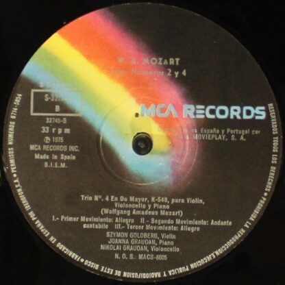 MCA Records, Inc. S-32745 - Trios Numeros 2 Y 4 - Image 3