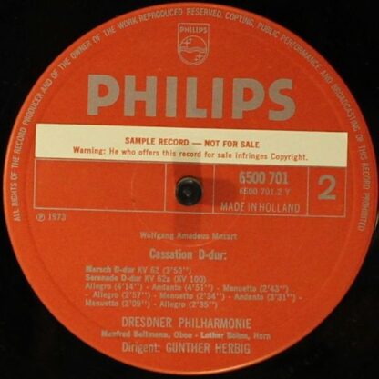 Philips 6500 701 - Cassationen KV 63 Und KV 62/62a (100) - Image 4