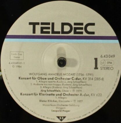 TELDEC 6.43049 - Bläserkonzerte = Concertos For Winds - Image 3