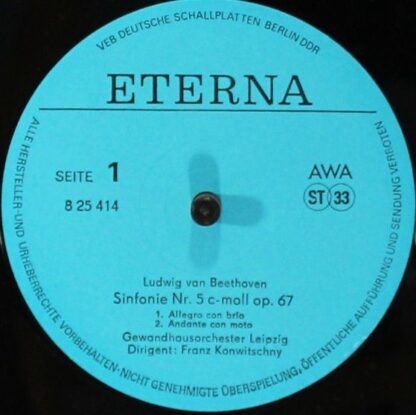 Eterna 8 25 414 - Sinfonie Nr. 5 C-moll Op. 67 (Gesamtausgabe) - Image 3