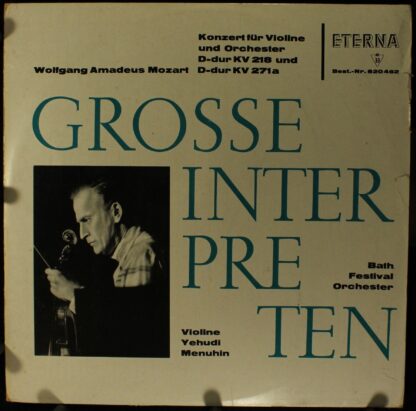 Eterna 8 20 462 - Konzert Für Violine Und Orchester D-dur KV 218