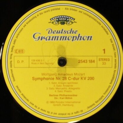Deutsche Grammophon 2543 184 - Symphonien Nr. 28 C-dur / Nr.29 A - Image 3