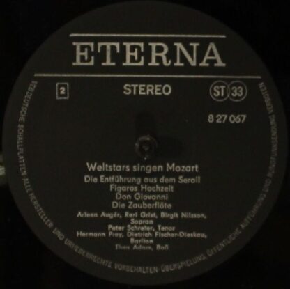 Eterna 8 27 067 - Weltstars Singen Mozart - Image 4