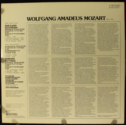 EMI Digital 1C 067-43 264 - Eine Kleine Nachtmusik; Serenata Not - Image 2