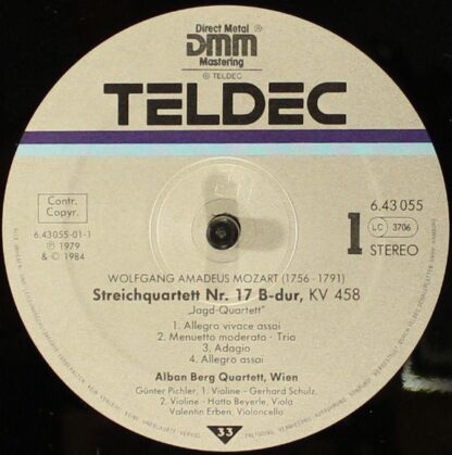 TELDEC 6.43055 AZ - Streichquartette, String Quartets No.17 "Hun - Image 3