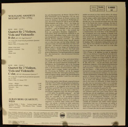 TELDEC 6.43055 AZ - Streichquartette, String Quartets No.17 "Hun - Image 2