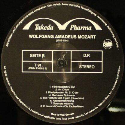 Takeda Pharma T 91 - Hartmut Höll, Mitsuko Shirai Und Andere Spi - Image 6