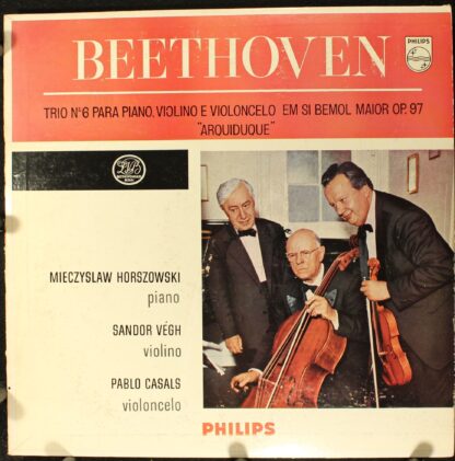 Philips SLP-9539 - Trio N° 6 Para Piano, Violino E Violoncelo Em
