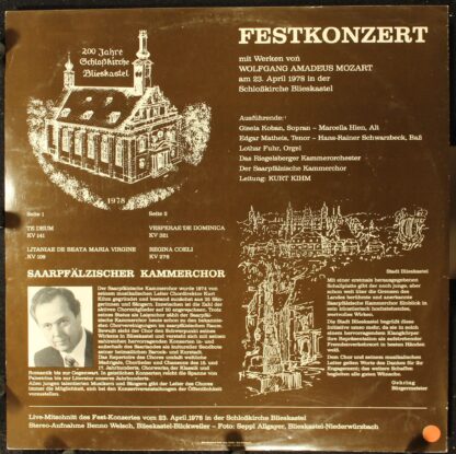 Not On Label none - 200 Jahre Schlosskirche Blieskastel - Image 2