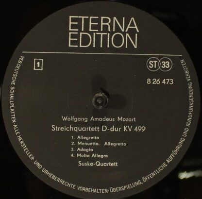 ETERNA Edition STEREO 8 26 473 - Streichquartett D-Dur KV499, D- - Image 4