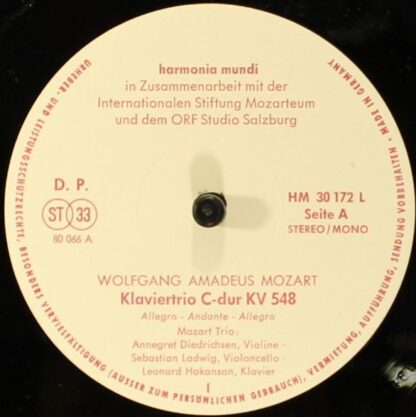 Harmonia Mundi HM 30172 L - Die Sechs Klaviertrios - Image 12