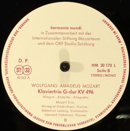 Harmonia Mundi HM 30172 L - Die Sechs Klaviertrios - Image 11
