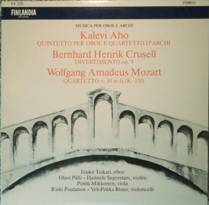 Finlandia Records FA 320 - Musica per Oboe e Archi