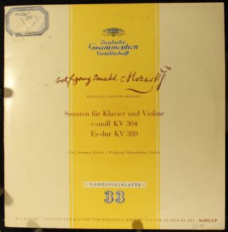 Deutsche Grammophon 16092 LP - Sonaten Für Klavier Und Violine E