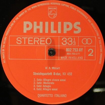 Philips S-C 71 AX 301 - Sechs Streichquartette Joseph Haydn Gewi - Image 10