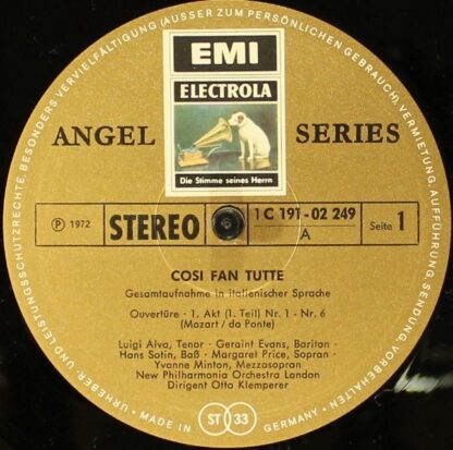 His Master's Voice 1 C 191-02249 / 52 - Cosi Fan Tutte - Image 10