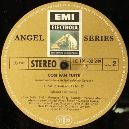 His Master's Voice 1 C 191-02249 / 52 - Cosi Fan Tutte - Image 11