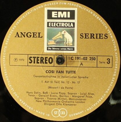His Master's Voice 1 C 191-02249 / 52 - Cosi Fan Tutte - Image 12