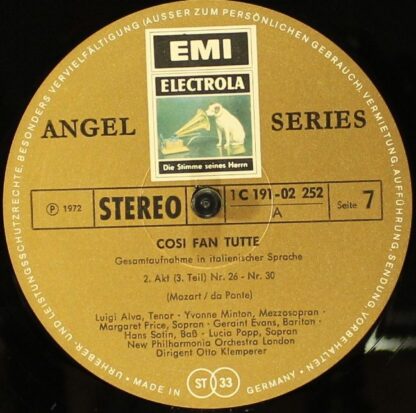 His Master's Voice 1 C 191-02249 / 52 - Cosi Fan Tutte - Image 7