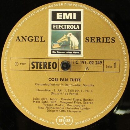 His Master's Voice 1 C 191-02249 / 52 - Cosi Fan Tutte - Image 6