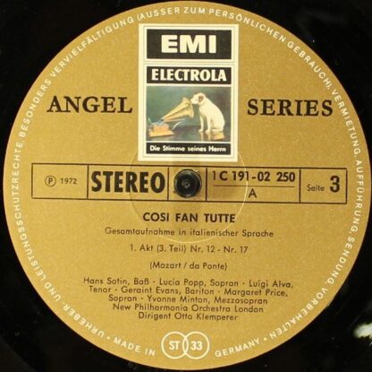 His Master's Voice 1 C 191-02249 / 52 - Cosi Fan Tutte - Image 9