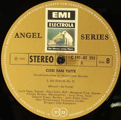 His Master's Voice 1 C 191-02249 / 52 - Cosi Fan Tutte - Image 12