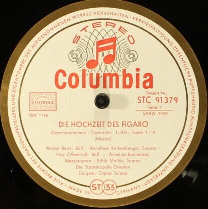 Columbia STC 91 379/81 - Die Hochzeit Des Figaro - Image 5