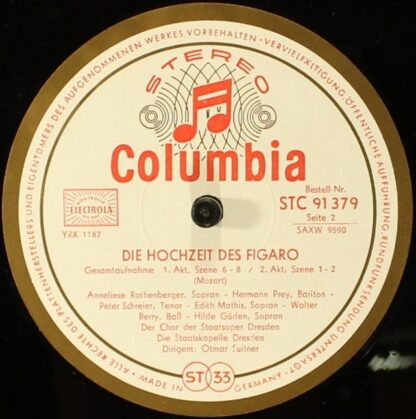 Columbia STC 91 379/81 - Die Hochzeit Des Figaro - Image 6