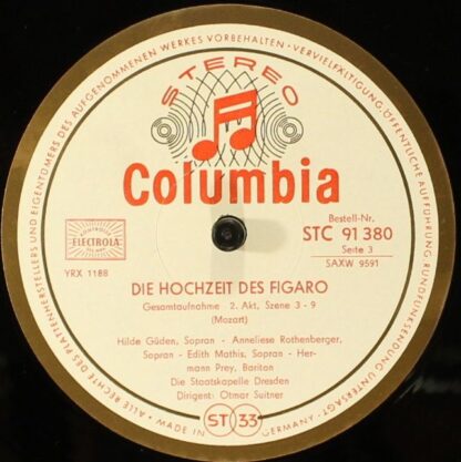 Columbia STC 91 379/81 - Die Hochzeit Des Figaro - Image 7