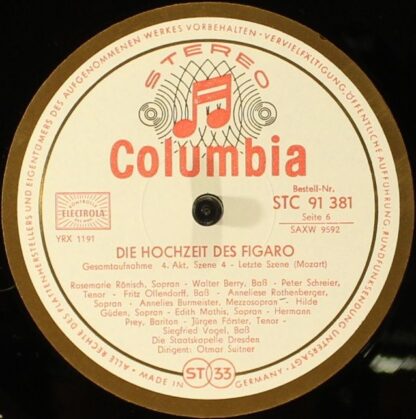 Columbia STC 91 379/81 - Die Hochzeit Des Figaro - Image 9