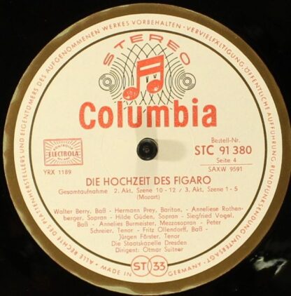 Columbia STC 91 379/81 - Die Hochzeit Des Figaro - Image 10