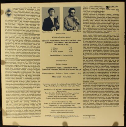Panton 81 0694-1011 - Concerto For Concerto For Clarinet And Orc - Image 2
