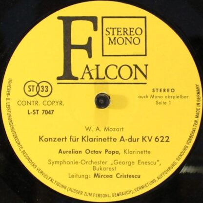Falcon L-ST 7047 - Konzert Für Klarinette A-dur KV 622 / Konzert - Image 3