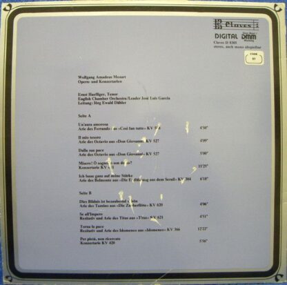 Claves D 8305 - Mozart Arien - Image 2