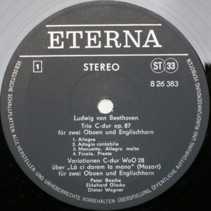 Eterna 8 26 383 - Trio C-dur Op. 87 • Variationen C-dur WoO 28 • - Image 3