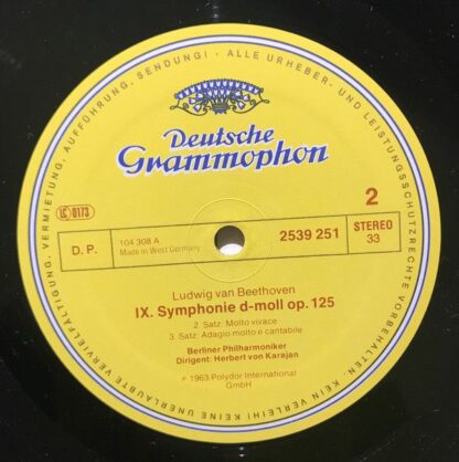 Deutsche Grammophon 2726 503 - Symphonie Nr. 9 - Symphonie Nr. 8 - Image 8