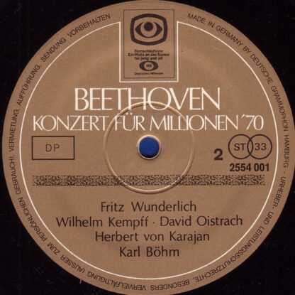 Deutsche Grammophon 2554 001 - Konzert Für Millionen 70 - Image 4