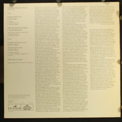 Eterna 8 26 947 - Klaviersonate B-dur, Кv 281 / Sechs Variatione - Image 2