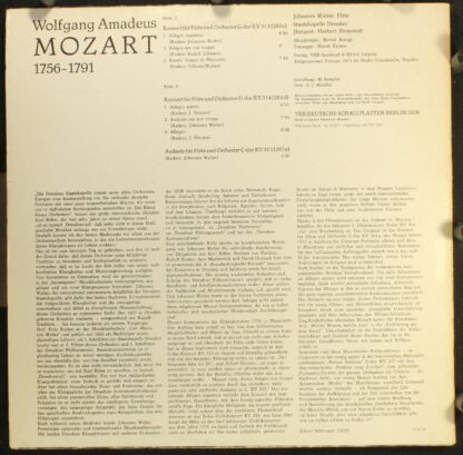 Eterna 8 26 616 - Konzert Für Flöte Und Orchester G-dur Kv 313 - - Image 2