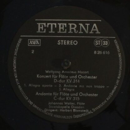 Eterna 8 26 616 - Konzert Für Flöte Und Orchester G-dur Kv 313 - - Image 4