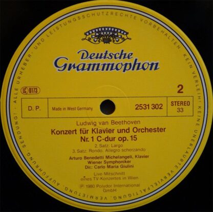 Deutsche Grammophon 2531 302 - Ludwig van Beethoven, Arturo Bene - Image 4