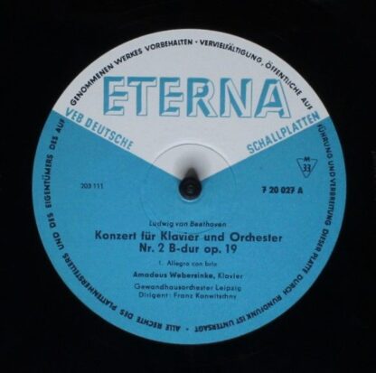 Eterna 7 20 027 - Konzert Für Klavier Und Orchester Nr. 2 B-dur - Image 3