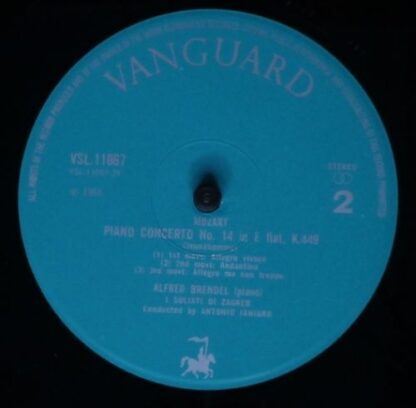 Vanguard VSL 11067 - Piano Concertos In E Flat, K.271 & K.449 - Image 4