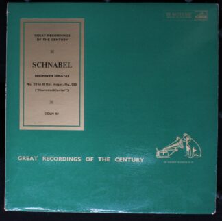 His Master's Voice COLH. 61 - Sonatas - No. 29 In B Flat Major,