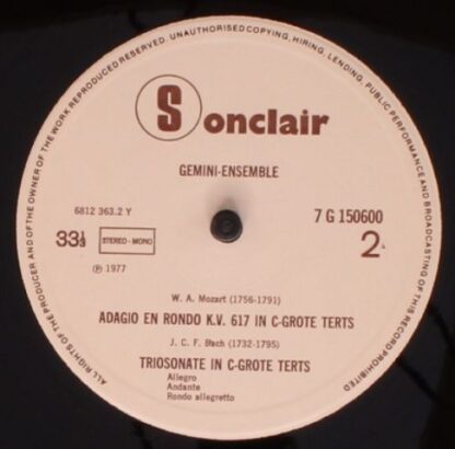 Sonclair 7G 150600 - Gemini Ensemble - Image 4