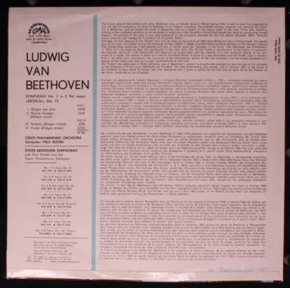 Supraphon SUA ST 50793 - Symphony No. 3 Eroica - Image 2