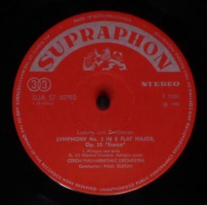 Supraphon SUA ST 50793 - Symphony No. 3 Eroica - Image 3